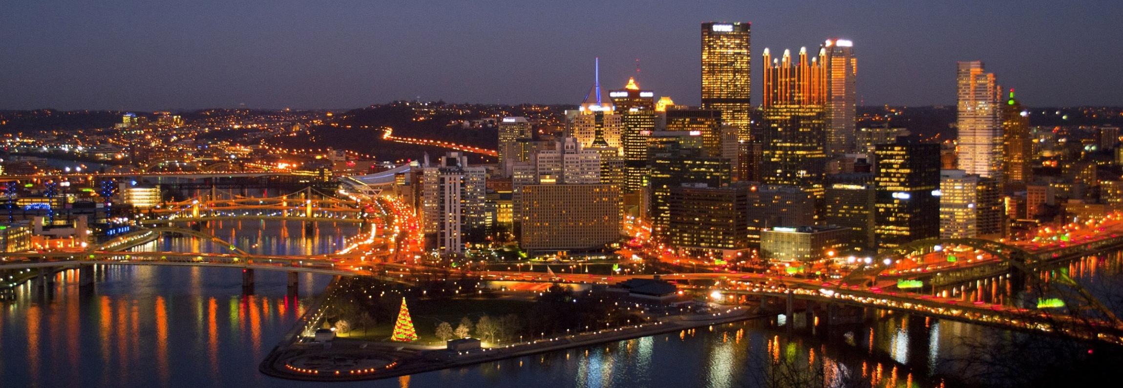 Pittsburgh Skyline at Night